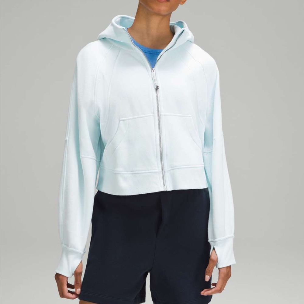 Lululemon Scuba Oversized Full-Zip Hoodie - Sheer Blue M/L